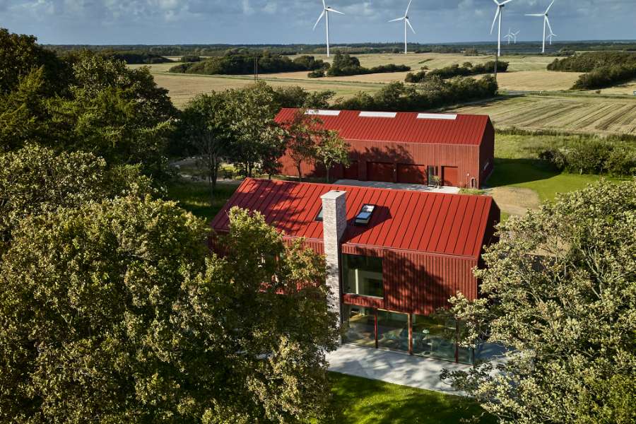 Ein Haus so rot, dass Snoopy davon „träumen“ würde,